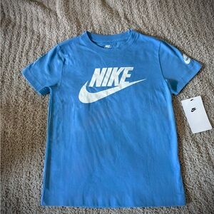 “Nike” Blue Kids Short Sleeve Tee